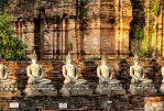 Templo histórico de Ayutthaya, antigua capital de Siam