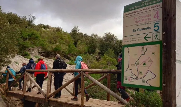 Excursión a la Moleta de Binifaldo (Lluc)